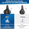 toptrek Bicycle Saddle Comfortable Soft Memory Foam Ergonomic Shock Absorbing
