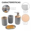 Accesorios para Baño Juego de 4 Accesorios De Baño, Dispensador