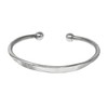 TreasureBay Men's Solid 925 Sterling Silver Torque Bangle Bracelet -