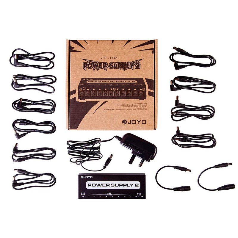 JOYO JP-02 Power Supply 10 Output 9V 12V 18V Options