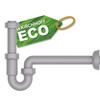 KIRCHHOFF ECO-SAVE 98801049 Siphon, Sustainable Drain, Odour Trap Made of