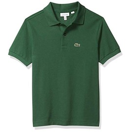 Lacoste Unisex-child Short Sleeve Classic Pique Polo, Appalachan Green, 10