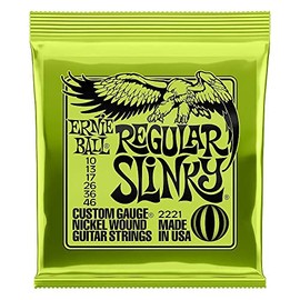 Ernie Ball 12 juegos 2221 cuerdas regulares con púas