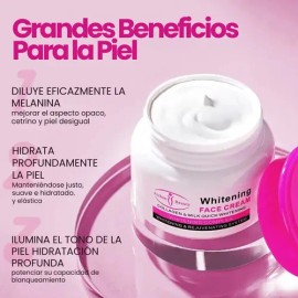 Aichun crema facial aclarante con niacinamida, elimina manchas oscuras                                                                                