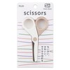 Plus Stationery Kit, team-demi Scissors, Scissors, Single Item, Walnut TD-001SC
