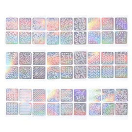CokeYna 12 Sheets 3D Hollow Nail Sticker DIY Nail Vinyls Stencil Nail Art Decal