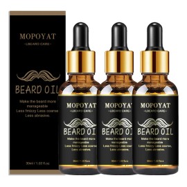 3pcs Serum Engrosador De Barba -aceite Para El Crecimiento