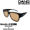 DANG SHADE MONDO JP BLACK MATTE X BROWN POLARIZED, O/C