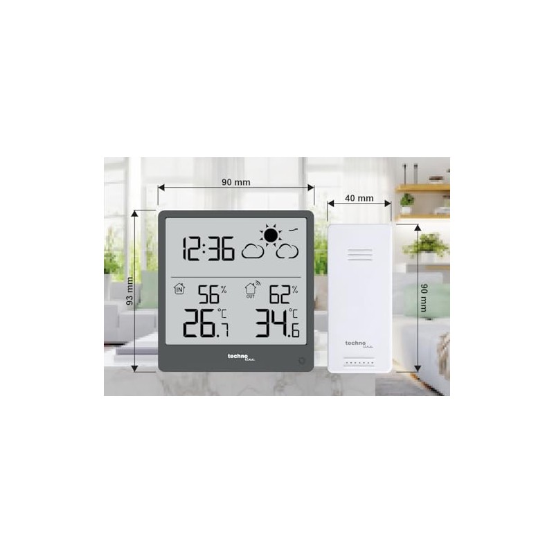 techno line WS 9138 Weather Station with Outdoor Sensor -