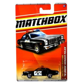Matchbox 2010 MBX Emergency Response Series 1:64 Scale Die Cast Car #53 - '78 Dodge Monaco Police Highway Patrol (T8944)