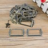 Clever Organization 30 Pack Antique Bronze Label Holders for Home