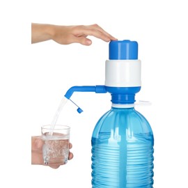 Dispenser di acqua fredda per caraffe con tappo antigocciola/pompa manuale per bottiglia di acqua minerale compatibile con 1,5. 2, 5, 6, 8, 10, 20 e 25 litri/dosatore bidone con adattatore da 38 e 48