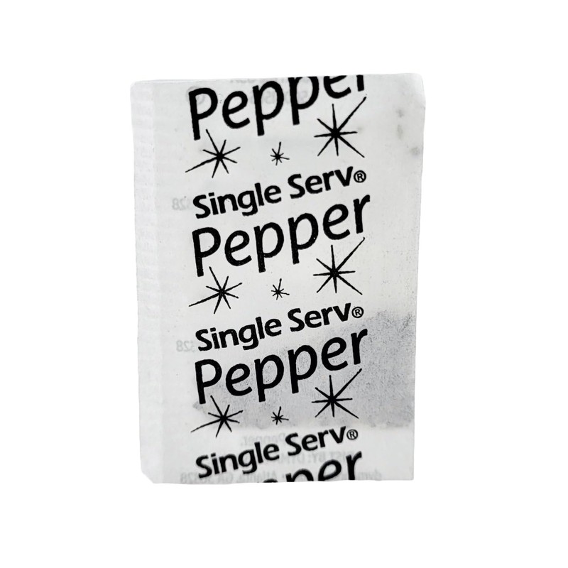 1,000 packets of gourmet ground black pepper 0.1g. each-The brand
