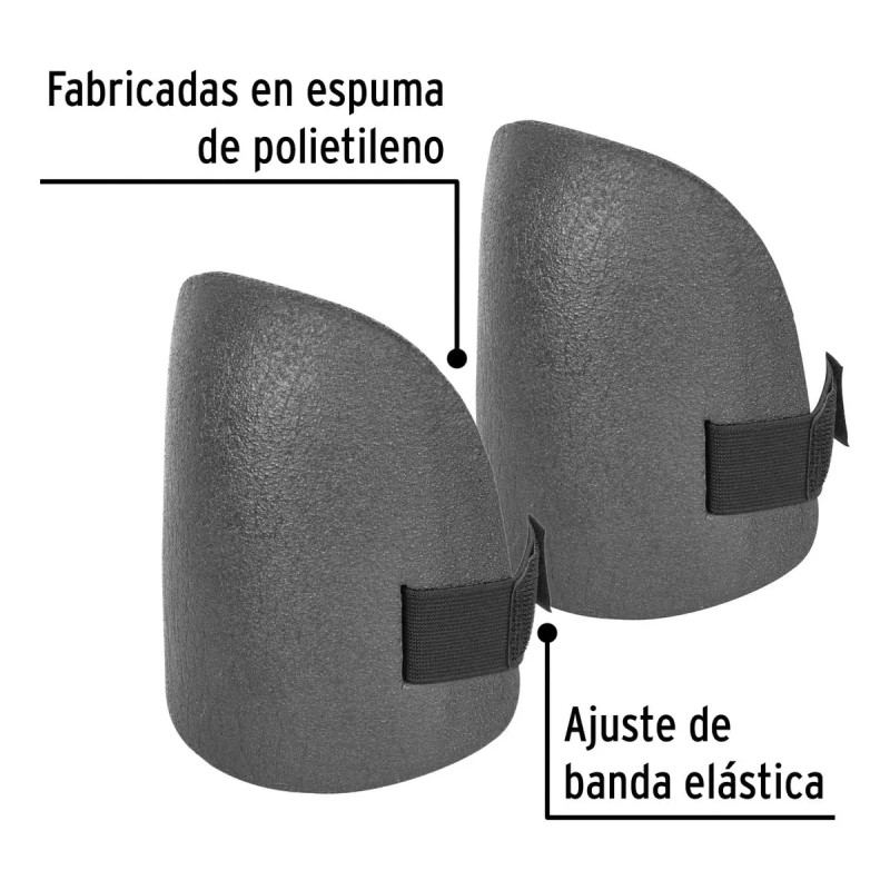 Pretul Rodilleras De Espuma, Pretul, 22235 Color Negro