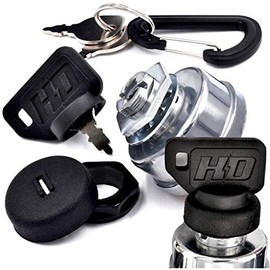 HD Switch 925-3284A Starter Ignition Switch fits 925-3284 725-3284 for Cub Cadet Big Country Fire Country UTV 411 414 642 MTD Troy-Bilt w/Protective Cover, 1 Umbrella Key, 2 Standard Keys & Carabiner