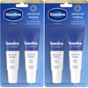 Vaseline Lip Therapy Fórmula avanzada 0.35 oz, Paquete de 4