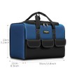 WINHUNT Tool Bag, Multi-pockets Tool Organiser, 600 Denier Blue DIY