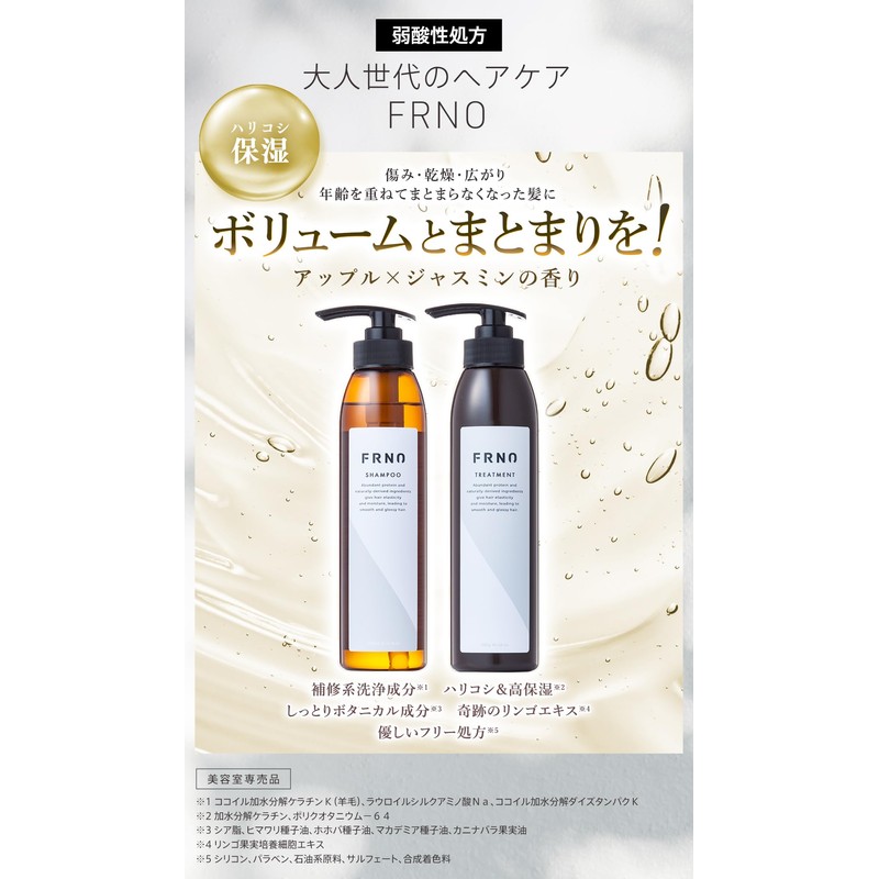 FRNO Shampoo, Treatment Set, 10.1 fl oz (300 ml) /