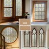 3D Stained Glass Window Film, Decorative Window Privacy Film for
