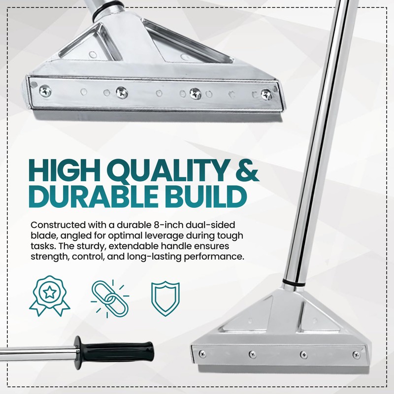 Razor Blade Scraper Tool with 8 Inch Aluminum Blade -