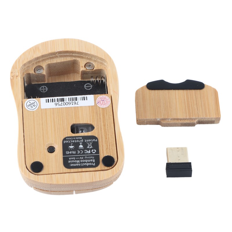 Computer Wireless Devices 2.4GHz Wireless Connection Plug and Play Bamboo