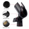 2pcs Microphone Clip for Mic Stand, Adjustable Mic Clip Holder