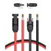 BougeRV 30 Feet 10AWG Solar Extension Cable with Female and