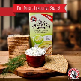 Bakers Provita | Ancient Grains Crispbread | High Fibre | Keto friendly | Low GI | Under 100 Calories | 9 Ounce | Pack of 2 |