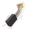 6 Pack 999043 Carbon Brush Compatible with Hitachi 999-043 514003-43