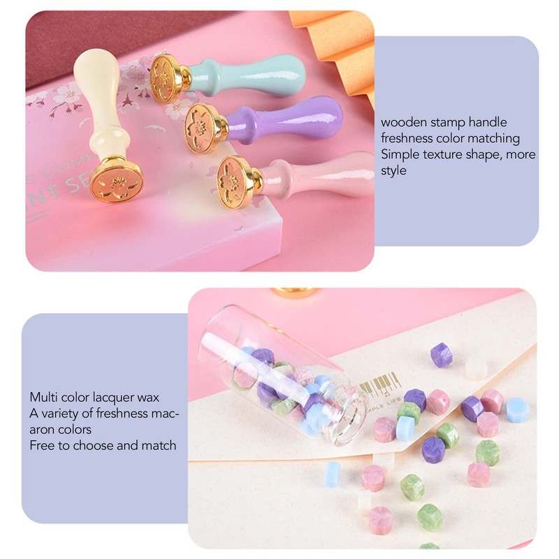 Kit de sellos de cera, kit de de timbre con