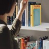 Acrimet Steel Metal Bookends for Shelves, Heavy Duty, for Large