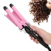 3 Barrel Curling Iron Wand Adjustable Hair Curler Waver Crimper