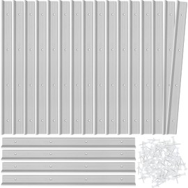 ZAWAGIIK Layout Block System for Stained Glass Panels 6" Pack of 20 Layout Block System for Stained Glass Supplies and Tools with 70 Push Pins for Stained Glass Making Craft