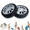 2 Piece Luggage Replacement Wheels Trolley Case PulleySmooth Rolling Rubber