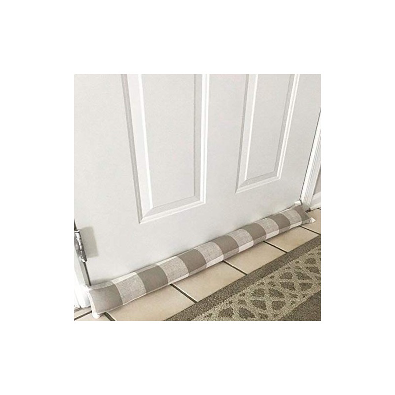 Plaid Door Draft Stopper - Choose your Color and Size