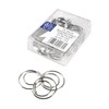 'Alco-Albert 272 Nickel-Plated Round Circular Paperclips, Diameter 30 mm Pack