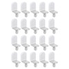 sourcing map 20Pcs Shelf Support Pegs, 6mm L-Shaped Bracket Style