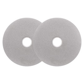 uxcell 2pcs Diamond Sanding Grinding Disc, 4-Inch (100mm) Grit 240 5/8" Arbor Hole, Flat Lap Disk Polishing Discs Abrasive Wheel for Gemstone Tile Porcelain Glass Stone Metal