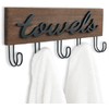 Mkono Towel Holder Wall Mounted Towel Racks for Bathroom Farmhouse