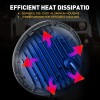 Unbranded Pair Newest 7inch Round LED Headlights Hi/Lo Beam for