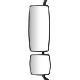 OCPTY Truck Side View Mirror With Black Housing Back View Towing Mirror Left Side 3686123C91 For International For Durastar 4300 4400 7400 7600 8500 8600 Workstar Transtar Prostar Lonestar