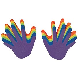 Palos Sports Rubber Hand Floor Markers Set of 12