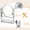 Zonon Silver 1 Pcs Adjustable Wall Bracket for Stove Pipe(8"