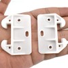 MARRTEUM 12 Pieces Plastic Drawer Guides Drawer Track Rail Slides