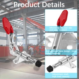 DMZK Push Pull Toggle Clamp, Hold Down Clamp for Woodworking, 500Lbs Holding Capacity Toggle Latch, Holding Capacity Toggle Latch