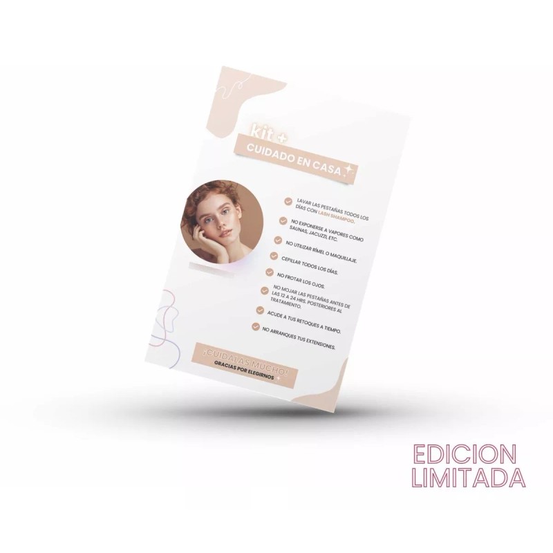 Lash Wash México Kit Edición Especial Lash Shampoo+brocha+tarjeta De Cuidados