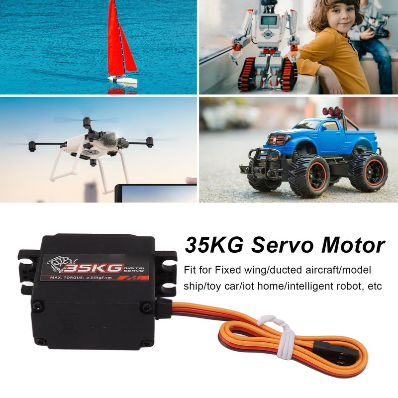 35KG Servo Motor High Precision Large Torque Low Noise RC