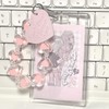 NICENEEDED 2.13" x 3.35" Photocard Holder with Heart Keychain, Transparent