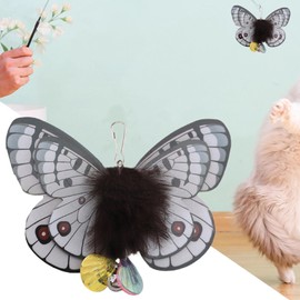 Cat Wand Toy Refill,Cat Wand Replacement Toys - Cat Toy Wand Refills Pet Accessories, Cat Butterfly Feathers Toy Attachments for Indoor Cats