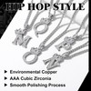 Richsteel Initial P Necklace Chunky Silver Chain Necklaces For Women